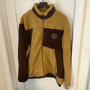 Kith mountain fleece zip up jacket